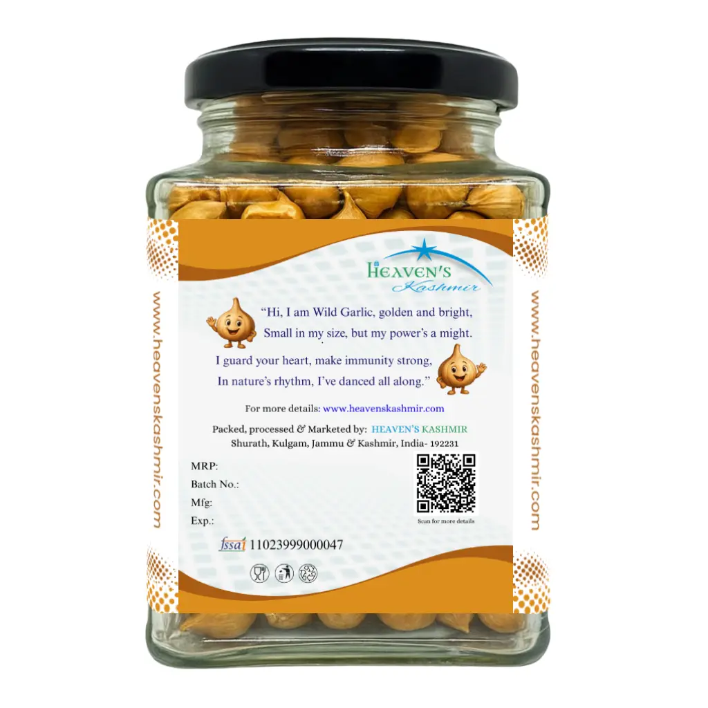 Kashmiri Wild Garlic (Jangli Lahsun) 6 Kashmiri Garlic- Jangli Lahsun